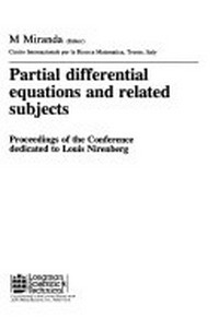Partial differential equations and related subjects: proceedings of the conference dedicated to Louis Nirenberg