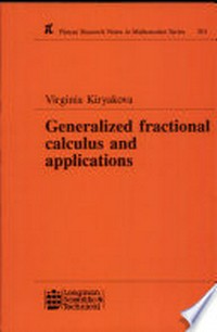 Generalized fractional calculus and applications