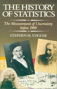 The history of statistics: the measurement of uncertainty before 1900