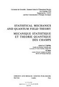 Statistical mechanics and quantum field theory