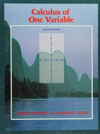 Calculus of one variable