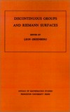 Discontinuous groups and Riemann surfaces: proceedings of the 1973 conference at the University of Maryland