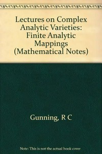 Lectures on complex analytic varieties: finite analytic mappings