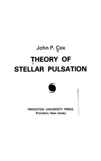 Theory of stellar pulsation
