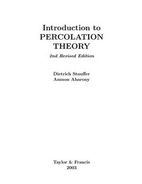 Introduction to percolation theory