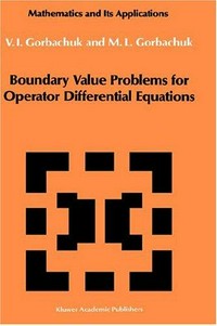 Boundary value problems for operator differential equations