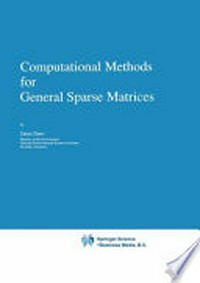 Computational methods for general sparse matrices