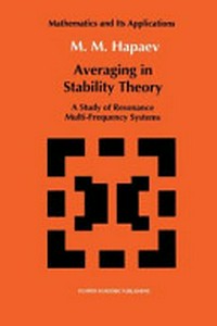 Averaging in stability theory: a study of resonance multi-frequency systems