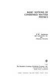 Basic notions of condensed matter physics