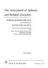 The assessment of aphasia and related disorders
