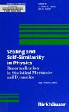 Scaling and self-similarity in physics: renormalization in statistical mechanics and dynamics 