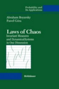 Laws of chaos: invariant measures and dynamical systems in one dimension