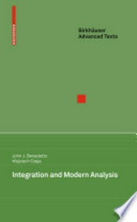 Integration and Modern Analysis