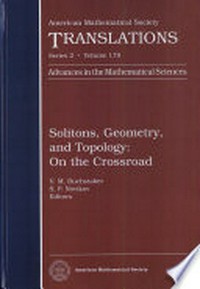 Solitons, geometry, and topology: on the crossroad