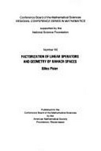 Factorization of linear operators and geometry of banach spaces /