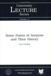 Some points of analysis and their history