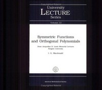 Symmetric functions and orthogonal polynomials 