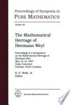 The mathematical heritage of Hermann Weyl