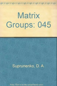 Matrix groups 