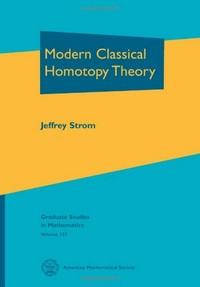 Modern classical homotopy theory