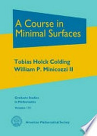 A course in minimal surfaces
