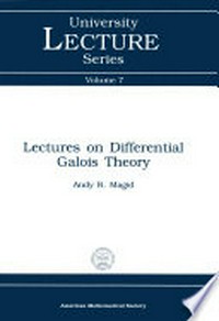 Lectures on differential Galois theory