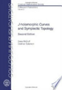 J-holomorphic curves and symplectic topology