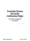 Function classes of Cauchy continuous maps