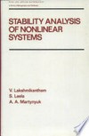 Stability analysis of nonlinear systems 