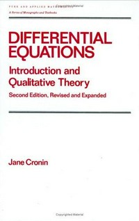 Differential equations: introduction and qualitative theory