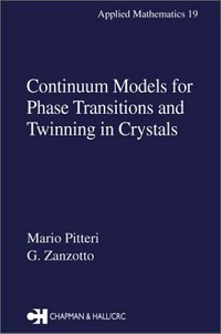 Continuum models for phase transitions and twinning in crystals