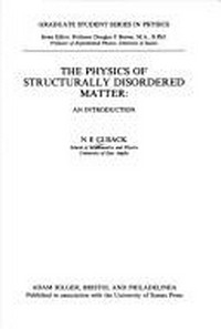 The physics of structurally disordered matter: an introduction