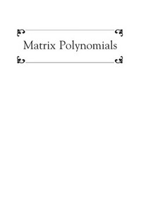Matrix polynomials