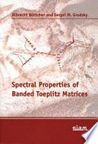 Spectral properties of banded Toeplitz matrices