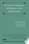 Invariant subspaces of matrices with applications