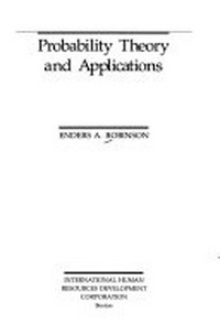 Probability theory and applications
