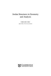 Jordan structures in geometry and analysis