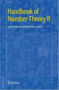 Handbook of number theory II