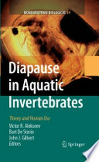 Diapause in Aquatic Invertebrates Theory and Human Use