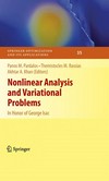 Nonlinear Analysis and Variational Problems: In Honor of George Isac 