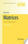 Matrices: Theory and Applications 