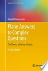 Plane Answers to Complex Questions: The Theory of Linear Models 