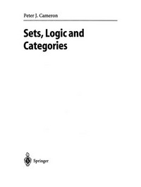 Sets, Logic and Categories