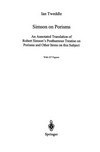 Simson on Porisms: An Annotated Translation of Robert Simson’s Posthumous Treatise on Porisms and Other Items on this Subject /