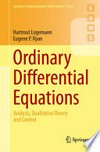 Ordinary Differential Equations: Analysis, Qualitative Theory and Control 