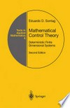 Mathematical Control Theory: Deterministic Finite Dimensional Systems /