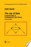 The Joy of Sets: Fundamentals of Contemporary Set Theory 