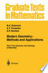 Modern Geometry— Methods and Applications: Part II: The Geometry and Topology of Manifolds 