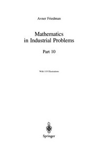 Mathematics in Industrial Problems: Part 10 