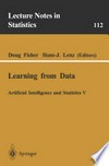 Learning from Data: Artificial Intelligence and Statistics V /